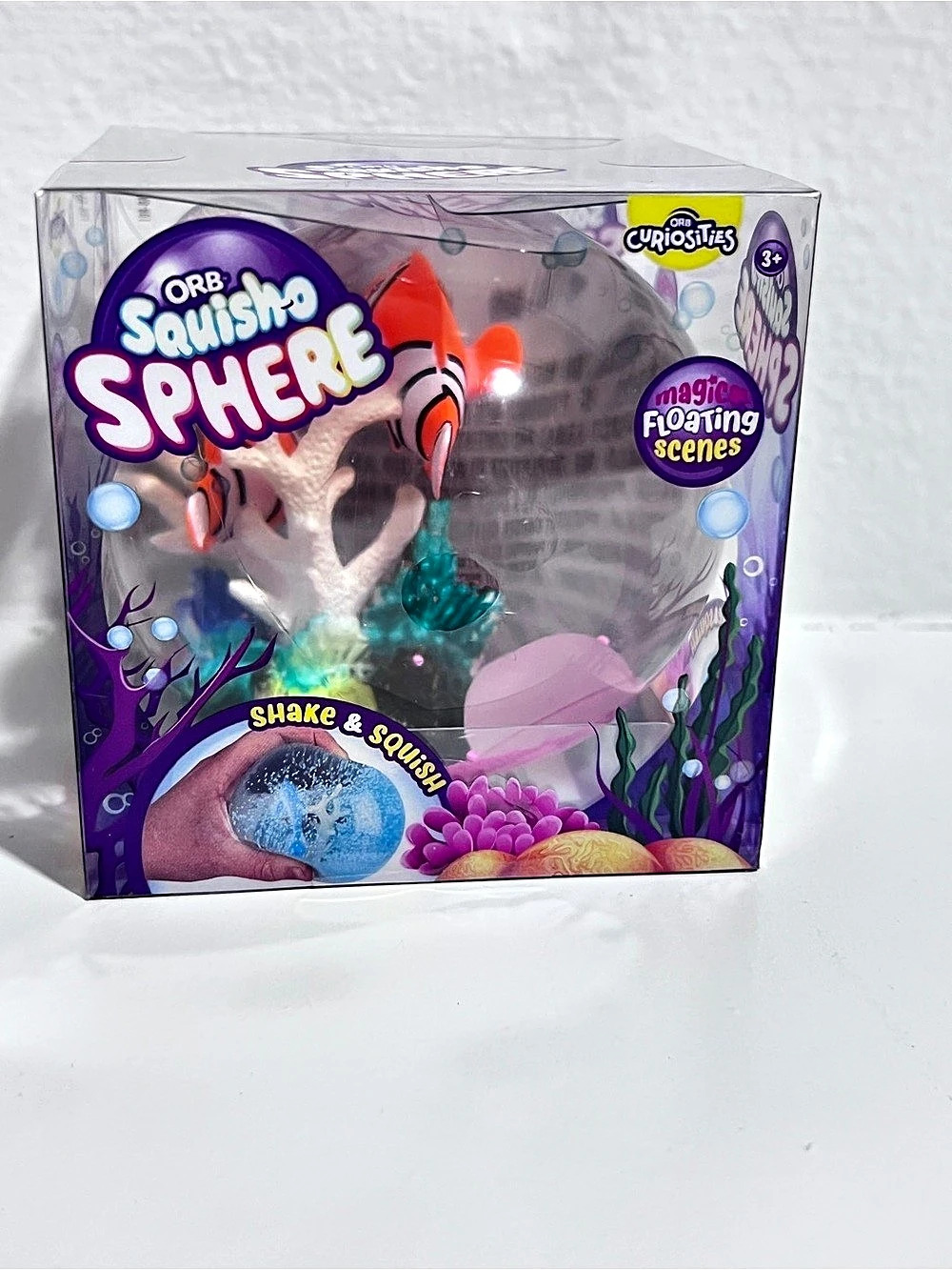 Orb Squish Sphere Purple Blue Floating Scenes